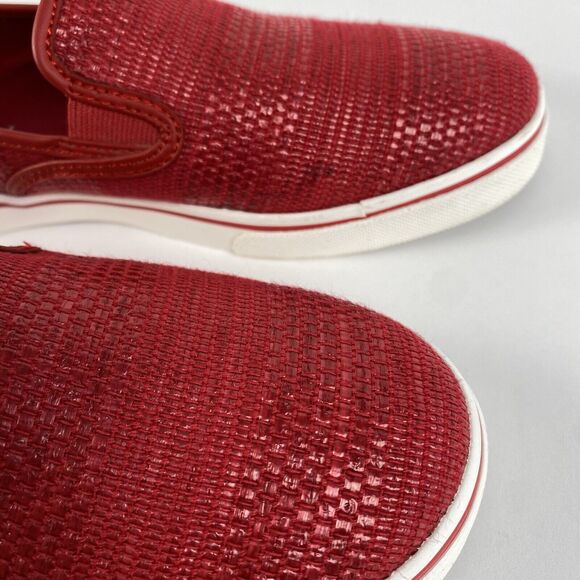Lauren Ralph Lauren Janis Slip On Loafers Red Women Size 6.5 Pre-Owned‎ - Picture 11 of 13
